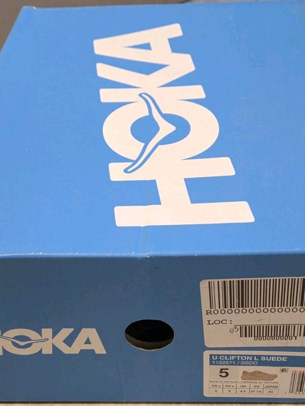 Hoka One One HOKA Clifton L Suede Country Air US Womens Sz  6 and a US Mens Sz 5 - Picture 8 of 9